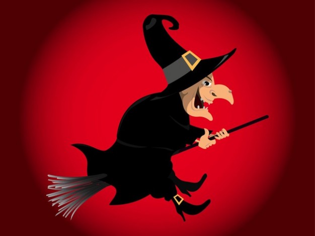 Pointed hat flying Halloween witch magical pointy hat vectors about Fairy tale Witchcraft